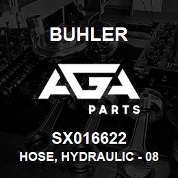 SX016622 Buhler Hose, Hydraulic - 08FJX-08100R17 x 45.00 x 08FJX | AGA Parts