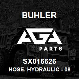 SX016626 Buhler Hose, Hydraulic - 08FJX-08100R17 x 52.00 x 08FJX | AGA Parts