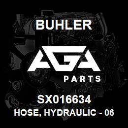 SX016634 Buhler Hose, Hydraulic - 06FJX - 06100R17 x 28.00 | AGA Parts