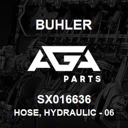 SX016636 Buhler Hose, Hydraulic - 06FJX-06100R17 x 21.00 x 0690FJX | AGA Parts