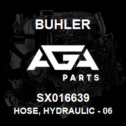 SX016639 Buhler Hose, Hydraulic - 06FJX-04100R17 x 66.00 x 04FJX | AGA Parts