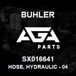 SX016641 Buhler Hose, Hydraulic - 04FJX-04100R17 x 21.00 x 0490FJX | AGA Parts