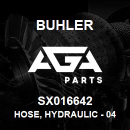 SX016642 Buhler Hose, Hydraulic - 04FJX-04100R17 x 18.50 x 0490FJX | AGA Parts