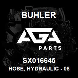 SX016645 Buhler Hose, Hydraulic - 08FJX-08100R17 x 53.00 x 0890FJX | AGA Parts