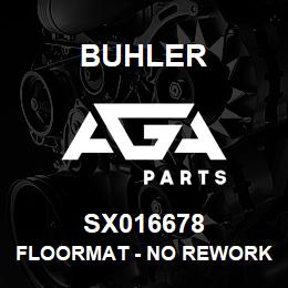 SX016678 Buhler Floormat - No Rework (SX275) | AGA Parts