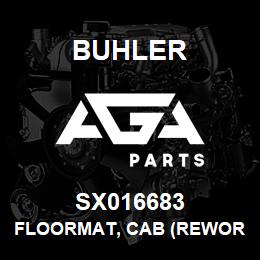 SX016683 Buhler Floormat, Cab (Reworked) | AGA Parts