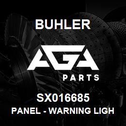 SX016685 Buhler Panel - Warning Light Bezel | AGA Parts