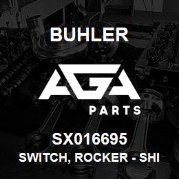 SX016695 Buhler Switch, Rocker - Shielded (SPST) | AGA Parts