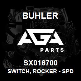 SX016700 Buhler Switch, Rocker - SPDT Momentary | AGA Parts