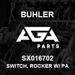 SX016702 Buhler Switch, Rocker w/ Park - DPDT (Shielded) | AGA Parts