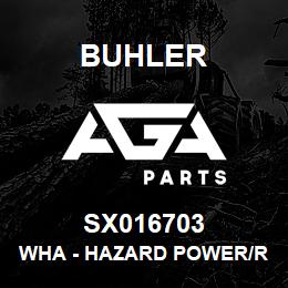 SX016703 Buhler WHA - Hazard Power/Radio Memory | AGA Parts