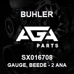 SX016708 Buhler Gauge, Beede - 2 Analog Volts (White) | AGA Parts