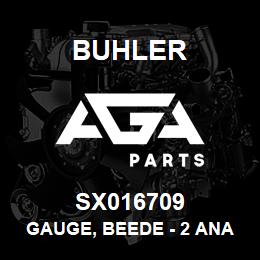 SX016709 Buhler Gauge, Beede - 2 Analog Fuel (White) | AGA Parts