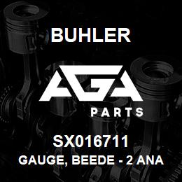 SX016711 Buhler Gauge, Beede - 2 Analog Temperature (White) | AGA Parts