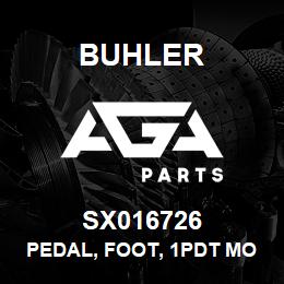 SX016726 Buhler Pedal, Foot, 1pdt Mom, 20a | AGA Parts