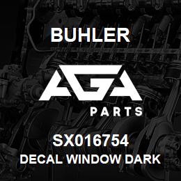 SX016754 Buhler Decal Window Dark | AGA Parts