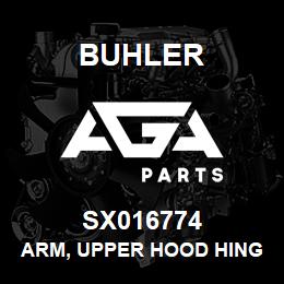 SX016774 Buhler Arm, Upper Hood Hinge - RH | AGA Parts