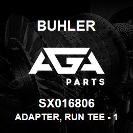 SX016806 Buhler Adapter, Run Tee - 1/2MPT x 1/2FPT x 1/2FPT | AGA Parts