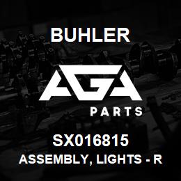 SX016815 Buhler Assembly, Lights - Rear (RH) | AGA Parts