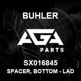 SX016845 Buhler Spacer, Bottom - Ladder Cylinder Mounting | AGA Parts