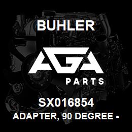 SX016854 Buhler Adapter, 90 Degree - 16ORB-12MJIC | AGA Parts