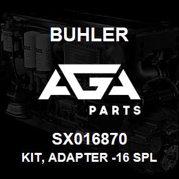 SX016870 Buhler Kit, Adapter -16 Split Flange | AGA Parts