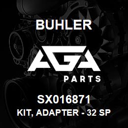 SX016871 Buhler Kit, Adapter - 32 Split Flange | AGA Parts