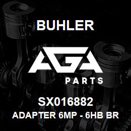 SX016882 Buhler Adapter 6Mp - 6Hb Brass | AGA Parts