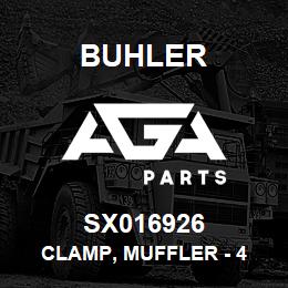 SX016926 Buhler Clamp, Muffler - 4 | AGA Parts