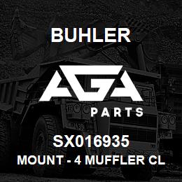 SX016935 Buhler Mount - 4 Muffler Clamp | AGA Parts