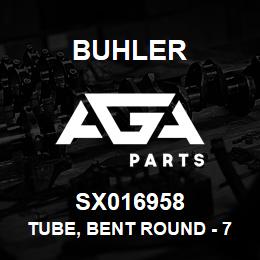 SX016958 Buhler Tube, Bent Round - 7/8 x 111 (16 Gauge) | AGA Parts