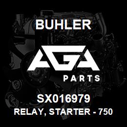 SX016979 Buhler Relay, Starter - 750 Amp Max | AGA Parts