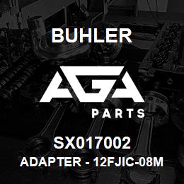 SX017002 Buhler Adapter - 12FJIC-08MJIC | AGA Parts