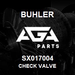 SX017004 Buhler Check Valve | AGA Parts