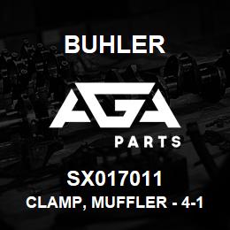 SX017011 Buhler Clamp, Muffler - 4-1/2 | AGA Parts