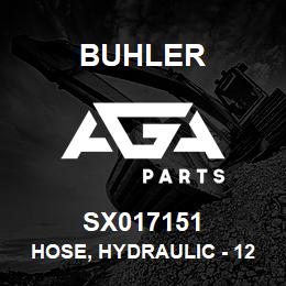 SX017151 Buhler Hose, Hydraulic - 12FJX x 12100R17 x 72.00 x 1290FJX | AGA Parts