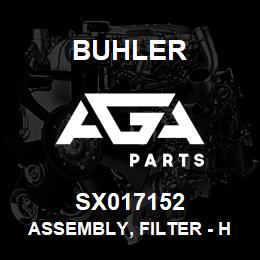 SX017152 Buhler Assembly, Filter - Hydraulic Oil | AGA Parts