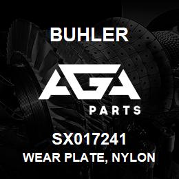 SX017241 Buhler Wear Plate, Nylon | AGA Parts