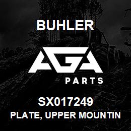 SX017249 Buhler Plate, Upper Mounting - Spring | AGA Parts