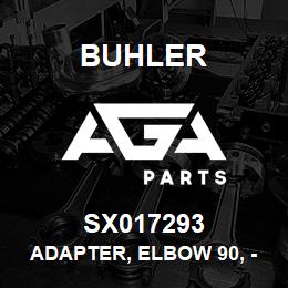 SX017293 Buhler Adapter, Elbow 90, -04 X 1/4MNPT | AGA Parts