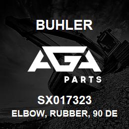 SX017323 Buhler Elbow, Rubber, 90 Degree Reducer | AGA Parts