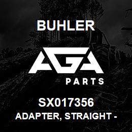 SX017356 Buhler Adapter, Straight - 20 ORB-20 ORB | AGA Parts