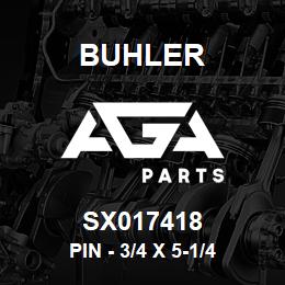 SX017418 Buhler Pin - 3/4 x 5-1/4 | AGA Parts