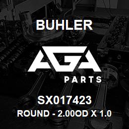 SX017423 Buhler Round - 2.00OD x 1.03ID x 2.75 | AGA Parts