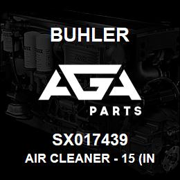 SX017439 Buhler Air Cleaner - 15 (Includes Items 1-5) | AGA Parts