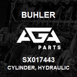 SX017443 Buhler Cylinder, Hydraulic - 2.5 x 15 (3000psi) | AGA Parts