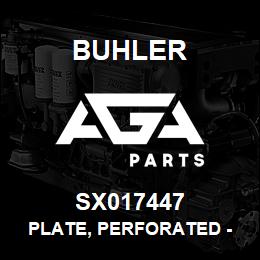 SX017447 Buhler Plate, Perforated - 16 Gauge, 60% Open | AGA Parts