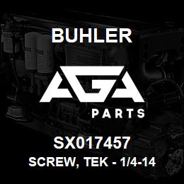 SX017457 Buhler Screw, Tek - 1/4-14 Zinc | AGA Parts