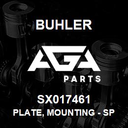 SX017461 Buhler Plate, Mounting - Spring | AGA Parts