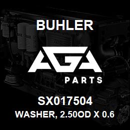 SX017504 Buhler WASHER, 2.50OD X 0.685ID X 0.25THK | AGA Parts